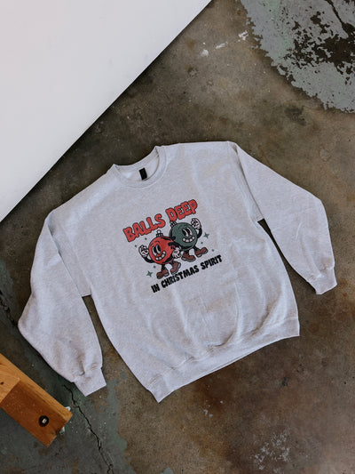 Balls Deep Sweatshirt - Ash