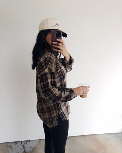 Rustic Roast Flannel - Brown Multi