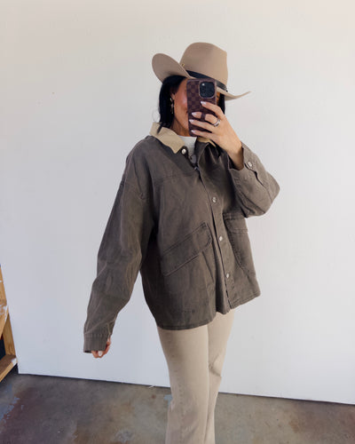 Cabin Club Utility Jacket - Charcoal