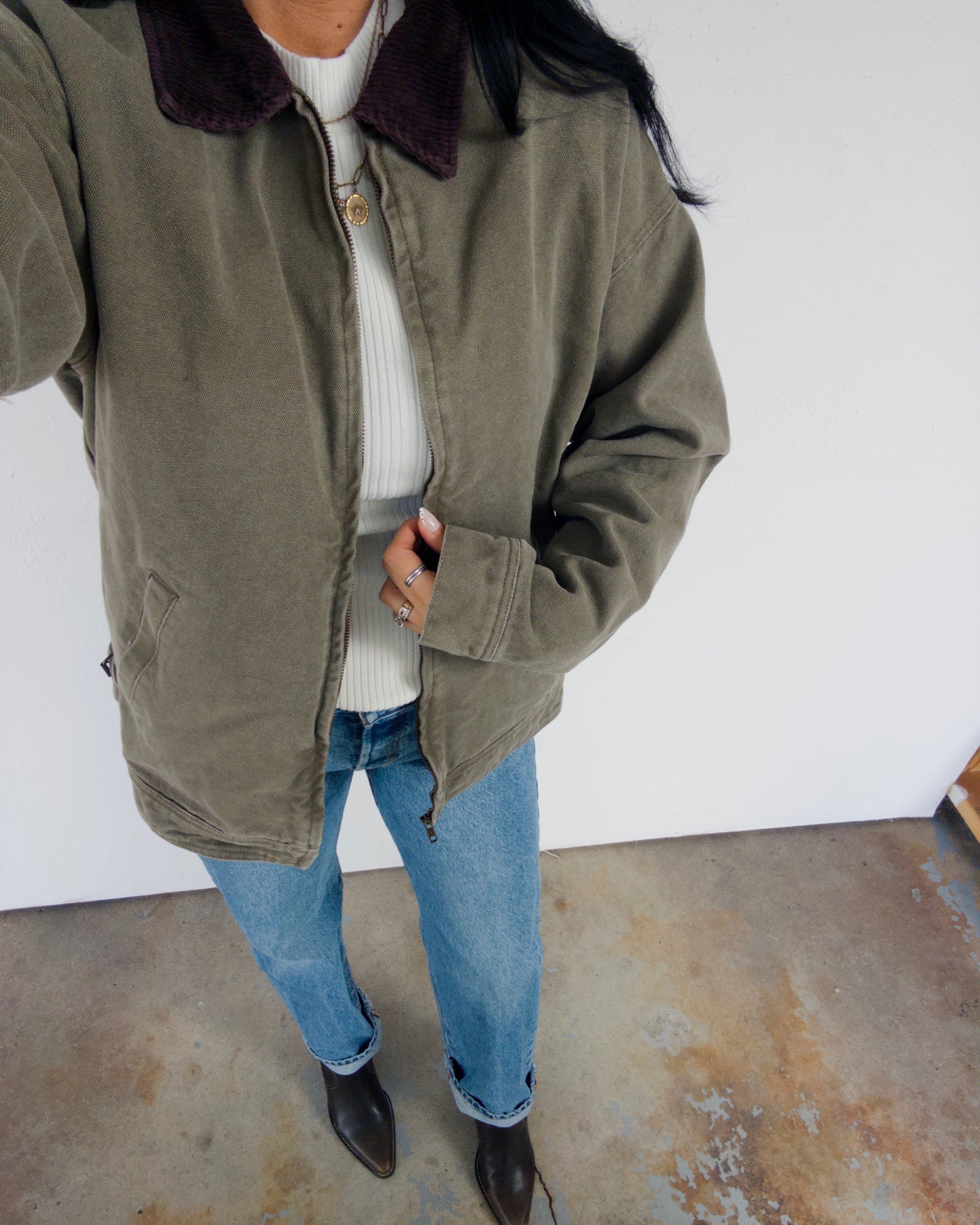 Elliott Barn Jacket - Olive