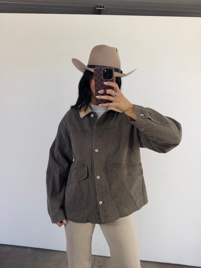 Cabin Club Utility Jacket - Charcoal