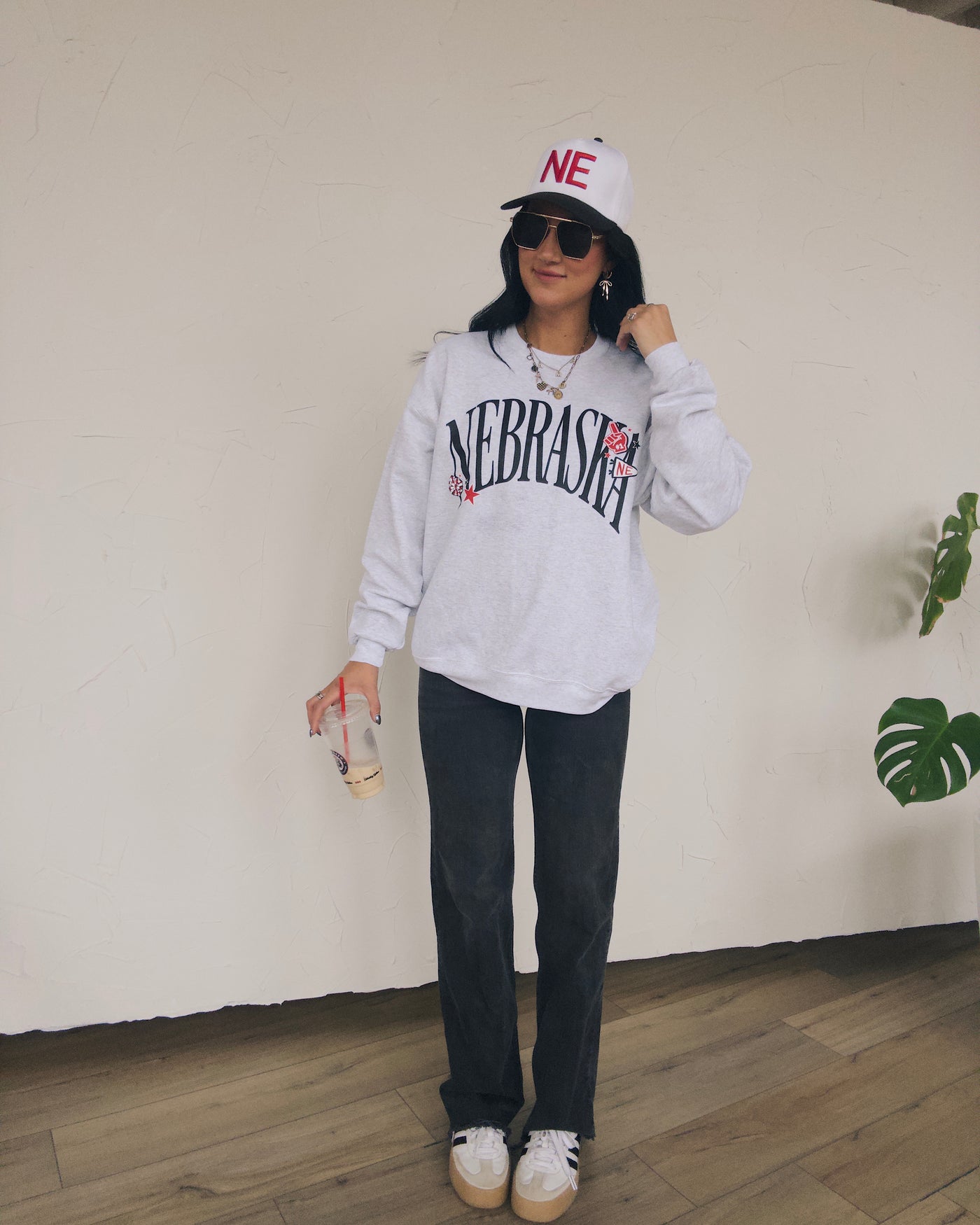 #1 Nebraska Sweatshirt - Ash