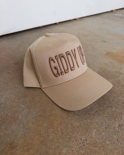 Giddy Up Hat - Khaki
