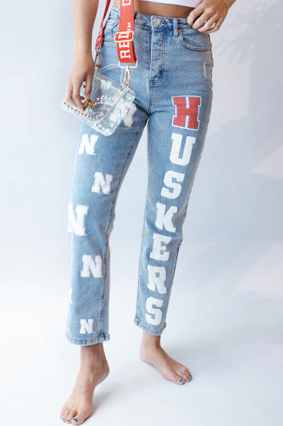 Nebraska Ritz Repeat Denim Jeans