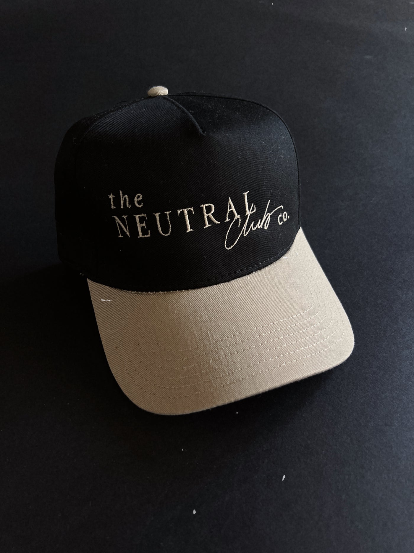 The Neutral Club Co. Trucker Hat - Black