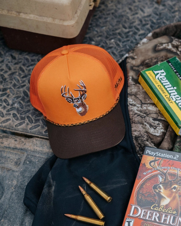 Deer Camp Hat - Orange