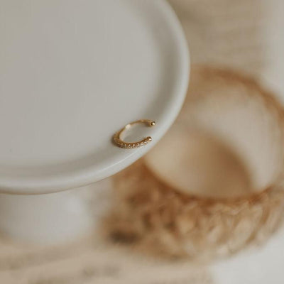 Diamond Ear Cuff - Gold
